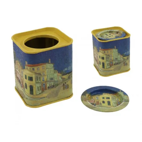 Puszka Carmani 5x6.5cm V. van Gogh, Dom Vincenta w Arles